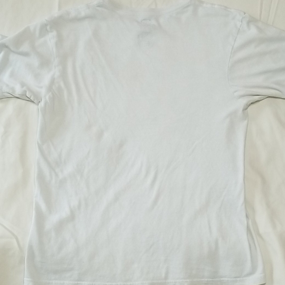 Plain White Short-Sleeve T-Shirt - Picture 3 of 4